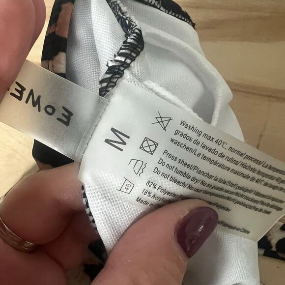 EOMENIE Womens One Piece Swimsuit Animal Print Keyhole Halter Tummy Control Sz M - Picture 9 of 9